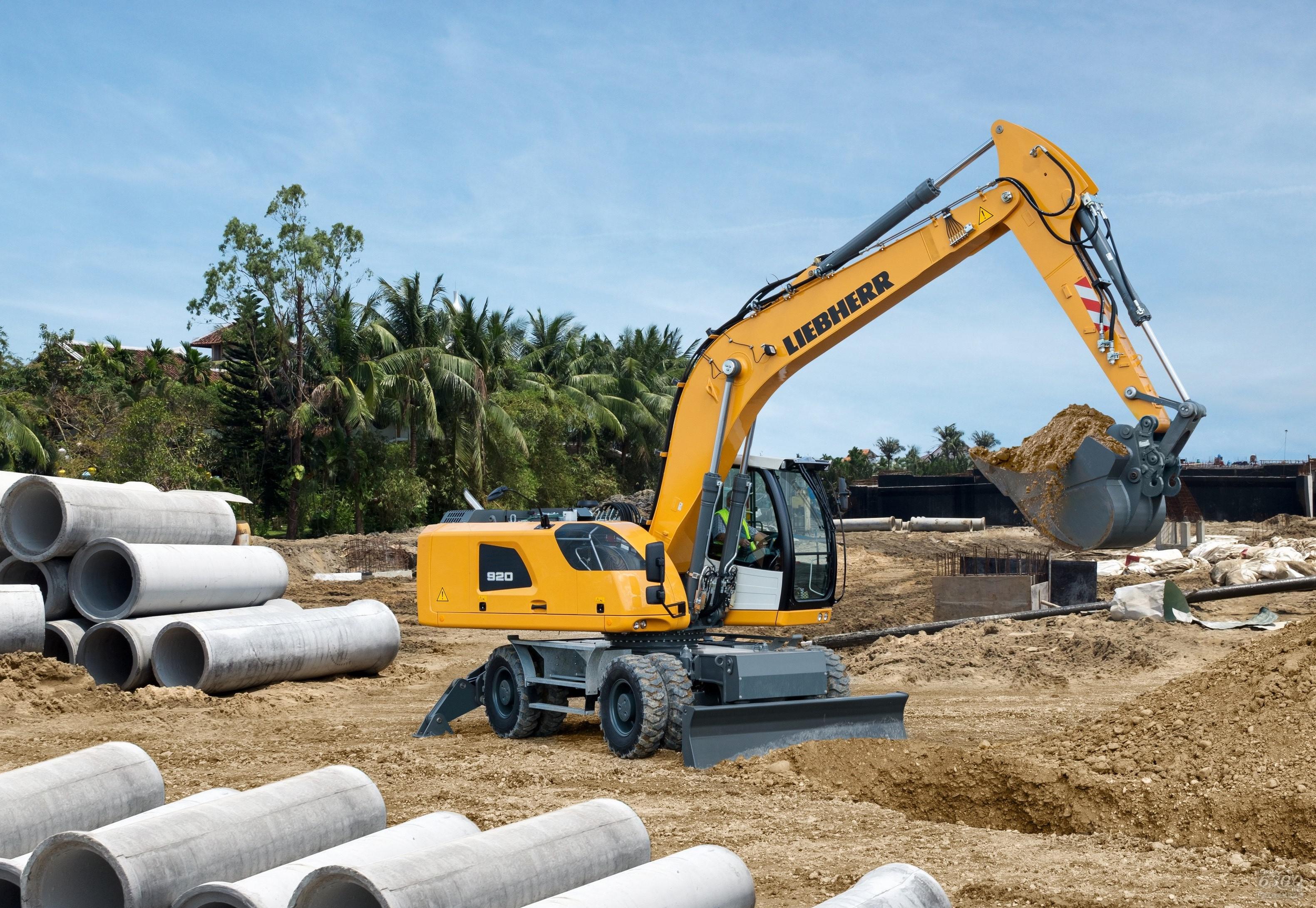 移动式挖掘机A 920,搭载Likufix