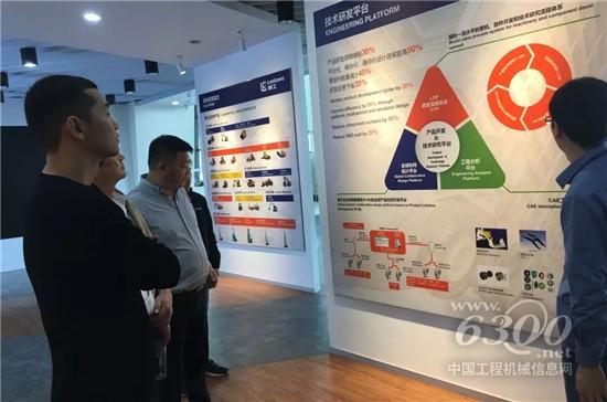 客户现场试驾,并参观柳工全球研发中心