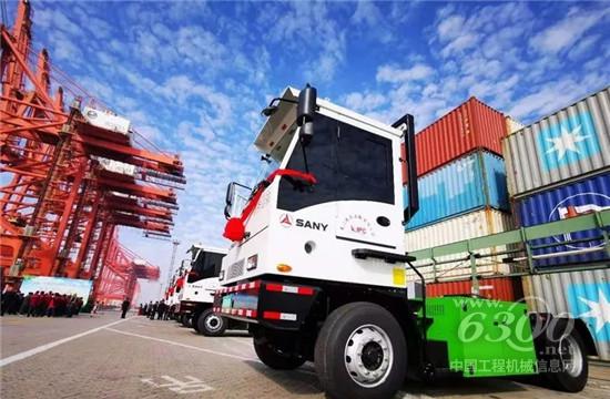 三一纯电动港口牵引车厦门批量投运