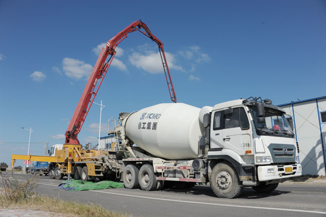 徐工混凝土泵送设备产品施工案例