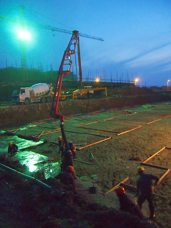 徐工混凝土泵送设备产品施工案例