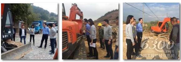 斗<a href=//product.d1cm.com/brand/shangong/ target=_blank>山工</a>程机械（中国）销售与市场副总裁丁郁真一行走访广西客户