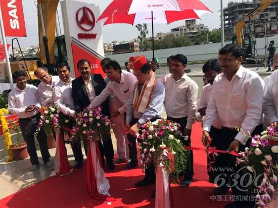 三一印度第4000台设备下线 