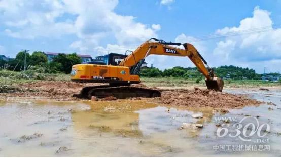 ▲三一微挖小型土方工程领域施工的领跑者