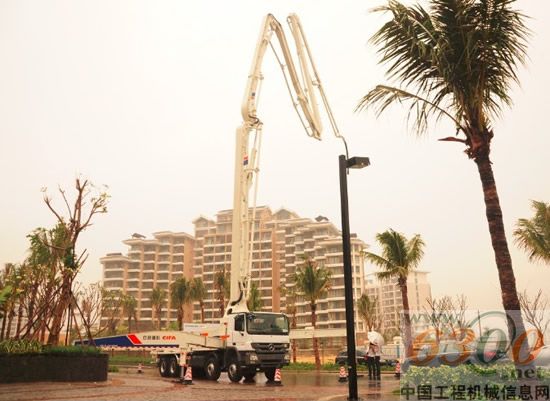 中联重科 泵车 三亚