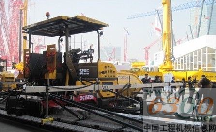 厦工三重,摊铺机,宝马展